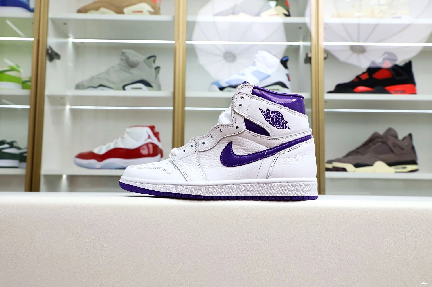Jordan Purple 1 High OG Air Court 0919